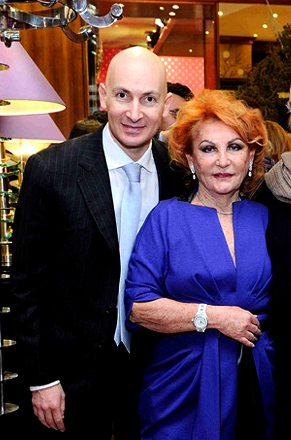 Roberta Tagliavini con il figlio Mattia Martinelli