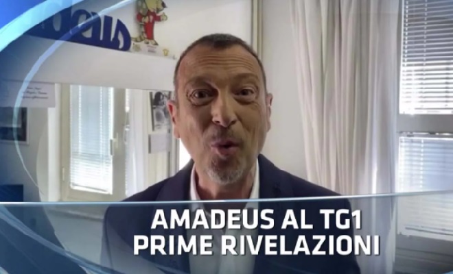 Amadeus annuncio Sanremo 2023