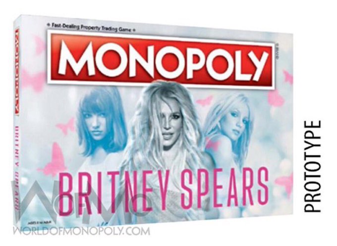 Britney Spears: a lei è dedicato il nuovo Monopoly