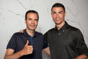 Paulo Ramos e Cristiano Ronaldo