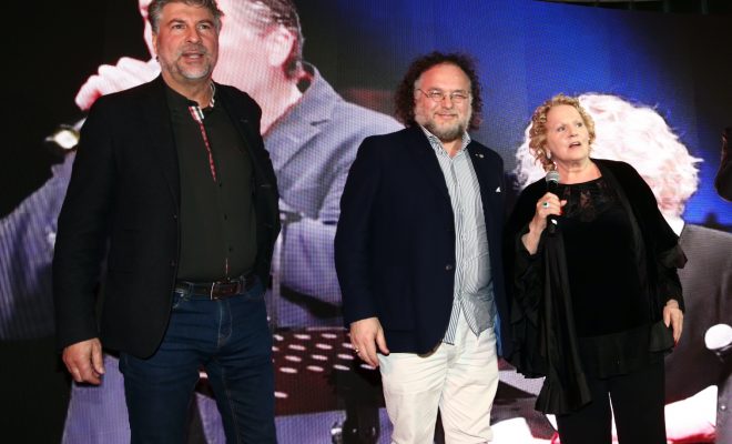 Katia Ricciarelli, Francesco Zingarello e Francesco Drosi