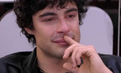 Vittorio Menozzi in lacrime